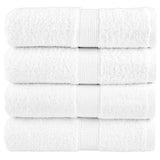 Vidaxx Premium Waschlappen Solund 4 Stück 30x30 cm 600 g m² weiß