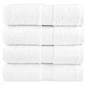 Vidaxx Premium Waschlappen Solund 4 Stück 30x30 cm 600 g m² weiß