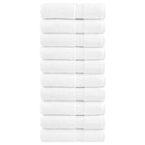 VidaXL Handtücher Solund 10 Stück 600 g m² 50x100 cm weiß