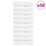 VidaXL Handtücher SOLUND 50 Stück 600 g m² 50x100 cm weiß