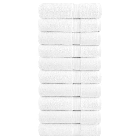 VidaXL Badetücher Solund 10 Stück 600 g m² 70x140 cm weiß
