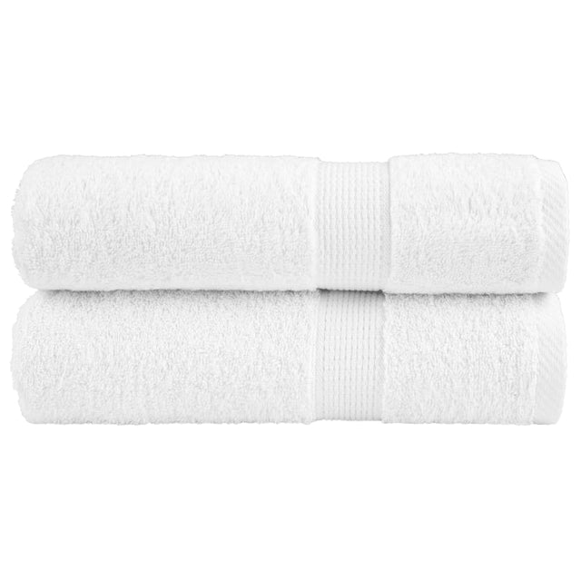 VidaXL Badetücher Solund 2 Stück 600 g m² 100x150 cm weiß