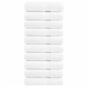 VidaXL Badetücher Solund 10 Stück 600 g m² 100x150 cm weiß
