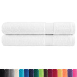 VidaXL Saunatücher Solund 2 St. 600 g m² 80x200 cm weiß