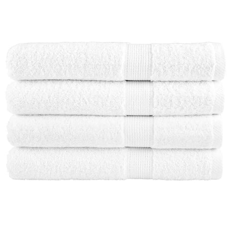 Vidaxx Handtücher Solund 4 Stück 600 g m² 100x200 cm weiß