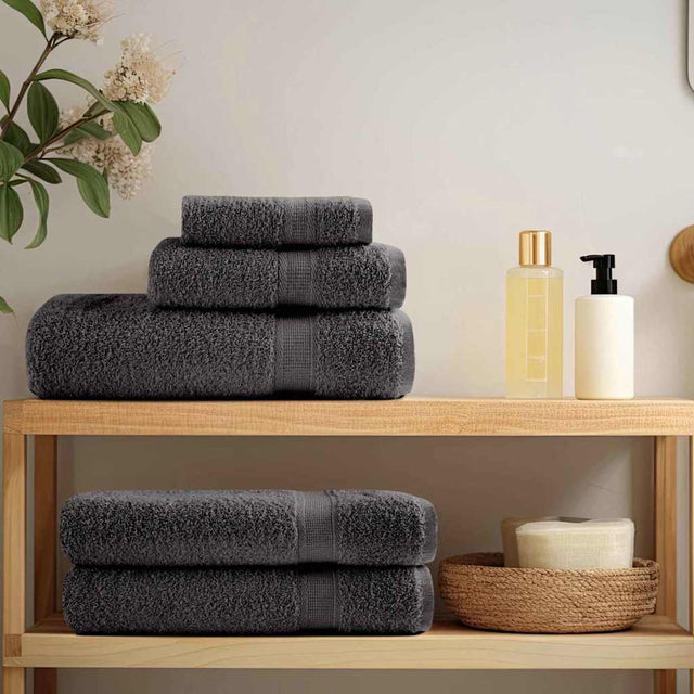 Vidaxl gastendoek solund 4 st antraciet 15 x 21 cm 550 gsm