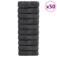 VidaXL Gästehandtücher Solund 50 St. 600 g m² 30x50 cm Anthrazit