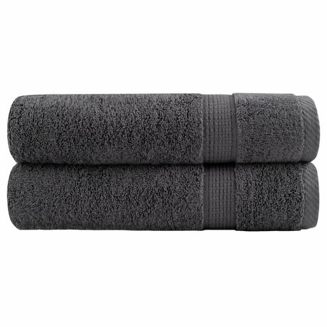 Vidaxx Handtücher Solund 2 Stück 600 g m² 50x100 cm Anthrazit