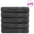 VidaXL Badetücher Solund 25 Stück 600 g m² 70x140 cm Anthrazit
