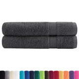 Vidaxx Handtücher Solund 2 Stück 600 g m² 30x50 cm Farbe Anthrazit
