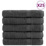 Vidaxx Handtücher Solund 25 Stück 600 g m² 30x50 cm Farbe Anthrazit
