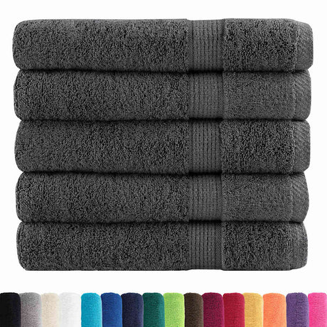 Vidaxx Handtücher Solund 25 Stück 600 g m² 30x50 cm Farbe Anthrazit