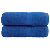 Vidaxx Premium Waschlappen solund 2 Stück blau 30x30 cm 600 g m²
