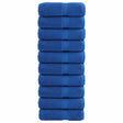 Vidaxx Premium Waschlappen Solund 10 Stück blau 30x30 cm 600 g m²