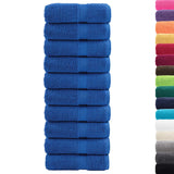Vidaxx Premium Waschlappen Solund 10 Stück blau 30x30 cm 600 g m²