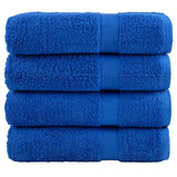 VidaXL Handtücher SOLUND 4 Stück 600 g m² 50x100 cm blau