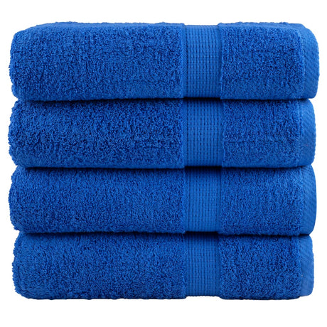 VidaXL Handtücher SOLUND 4 Stück 600 g m² 50x100 cm blau