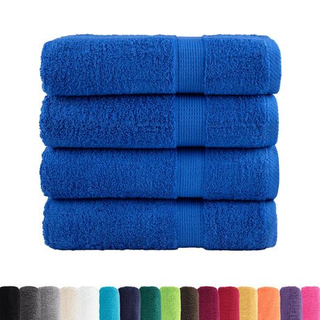 Vidaxx Handtücher Solund 4 Stück 600 g m² 50x100 cm blau