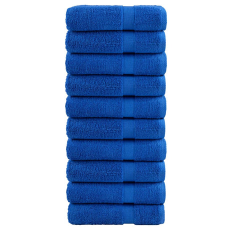 Vidaxx Handtücher Solund 10 Stück 600 g m² 50x100 cm blau