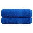 VidaXL Badetücher Solund 2 Stk. 600 g m² 70x140 cm blau