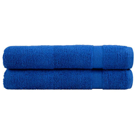 VidaXL Saunatücher Solund 2 Stk. 600 g m² 80x200 cm blau