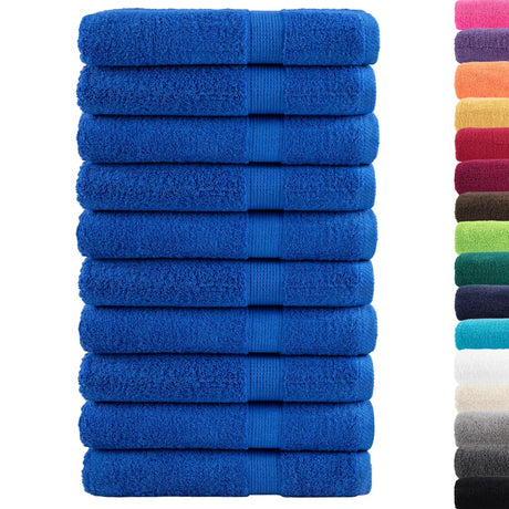 Vidaxx Saunatücher Solund 10 Stück 600 g m² 80x200 cm blau