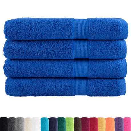 Vidaxx Handtücher Solund 4 Stück 600 g m² 100x200 cm blau