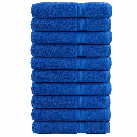 Vidaxx Handtücher Solund 10 Stück 600 g m² 100x200 cm blau