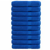 Vidaxx Handtücher Solund 10 Stück 600 g m² 100x200 cm blau