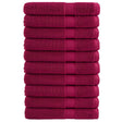 VidaXL Saunatücher Solund 10 Stück 600 g m² 80x200 cm Bordeaux