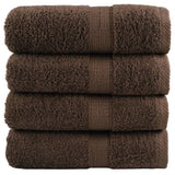 VidaXL Gästetücher SOLUND 4 Stk. 600 g m² 30x50 cm braun