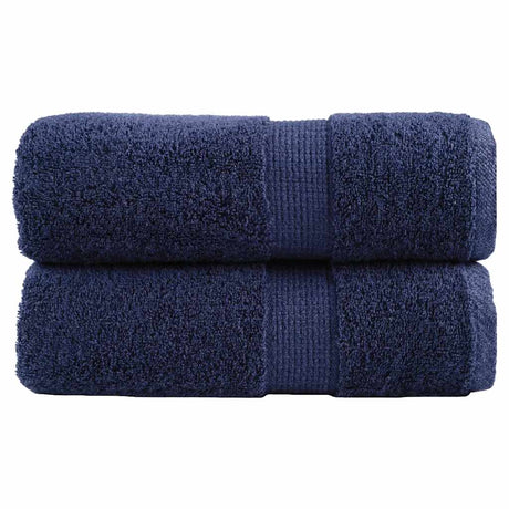 Vidaxx Premium Waschlappen Solund 2 Stück Marineblau 30x30 cm 600 g m²