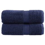 Vidaxx Premium Waschlappen Solund 2 Stück Marineblau 30x30 cm 600 g m²