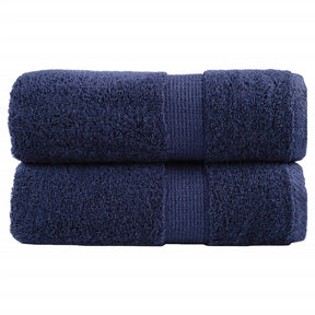 VidaXL Gästehandtücher Solund 2 Stk. 600 g m² 30x50 cm Marineblau