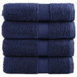 VidaXL Gästehandtücher Solund 4 Stk. 600 g m² 30x50 cm Marineblau