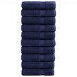 Vidaxx Handtücher Solund 10 Stück 600 g m² 50x100 cm Marineblau