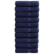 VidaXL Badetücher Solund 10 Stück 600 g m² 70x140 cm Marineblau