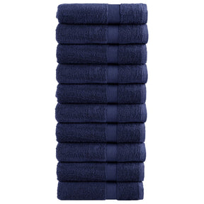 VidaXL Badetücher Solund 10 Stück 600 g m² 100x150 cm Marineblau