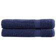 VidaXL Saunatücher Solund 2 Stk. 600 g m² 80x200 cm Marineblau