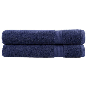 VidaXL Saunatücher Solund 2 Stk. 600 g m² 80x200 cm Marineblau