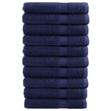 Vidaxx Handtücher Solund 10 Stück 600 g m² 100x200 cm Marineblau