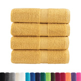 VidaXL Gästetücher SOLUND 4 Stk. 600 g m² 30x50 cm goldfarben
