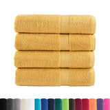 VidaXL Handtücher SOLUND 4 Stk. 600 g m² 50x100 cm goldfarben