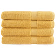 VidaXL Saunatücher Solund 4 Stk. 600 g m² 80x200 cm goldfarben