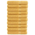 Vidaxx Handtücher Solund 10 Stück 600 g m² 100x200 cm goldfarben