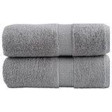 VidaXL Gästetücher SOLUND 2 Stk. 600 g m² 30x50 cm grau