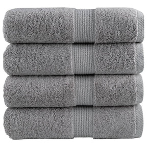 VidaXL Gästehandtücher Solund 4 St. 600 g m² 30x50 cm grau