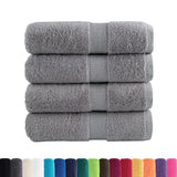 VidaXL Gästehandtücher Solund 4 St. 600 g m² 30x50 cm grau