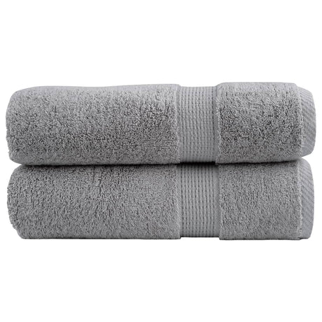 Vidaxx Handtücher Solund 2 Stück 600 g m² 50x100 cm grau