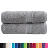 Vidaxx Handtücher Solund 2 Stück 600 g m² 50x100 cm grau